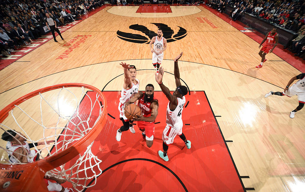 猛龙擒下火箭，客场取得五连胜