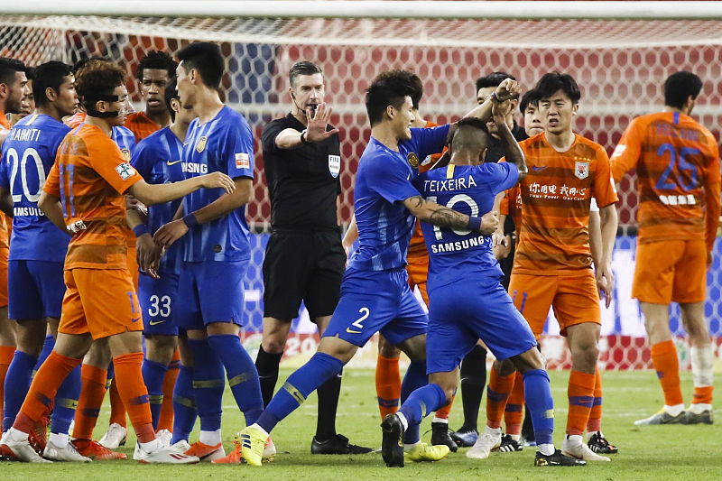 江苏苏宁客场战平鲁能，终结连败的简单介绍